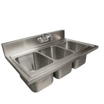 3 Compartment Drop-In Sinks