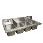 4 Compartment Drop-In Sinks