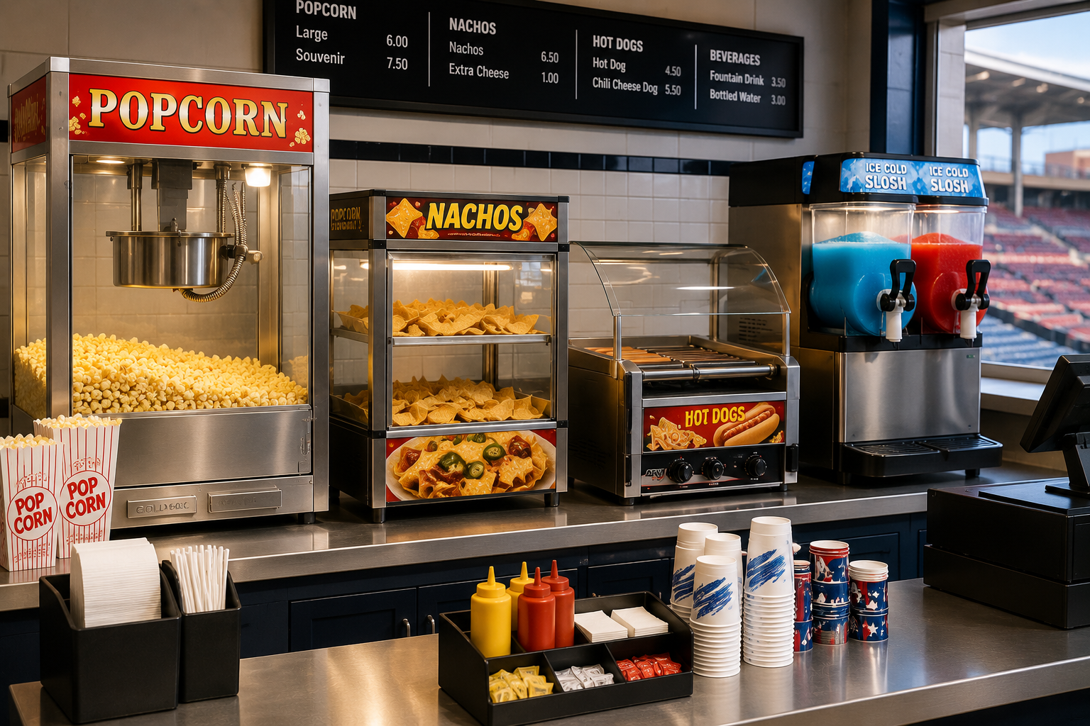 Concession Equipment and Supplies for sale