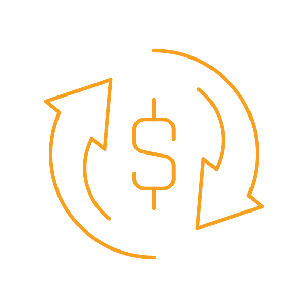 Receive 2% money back icon