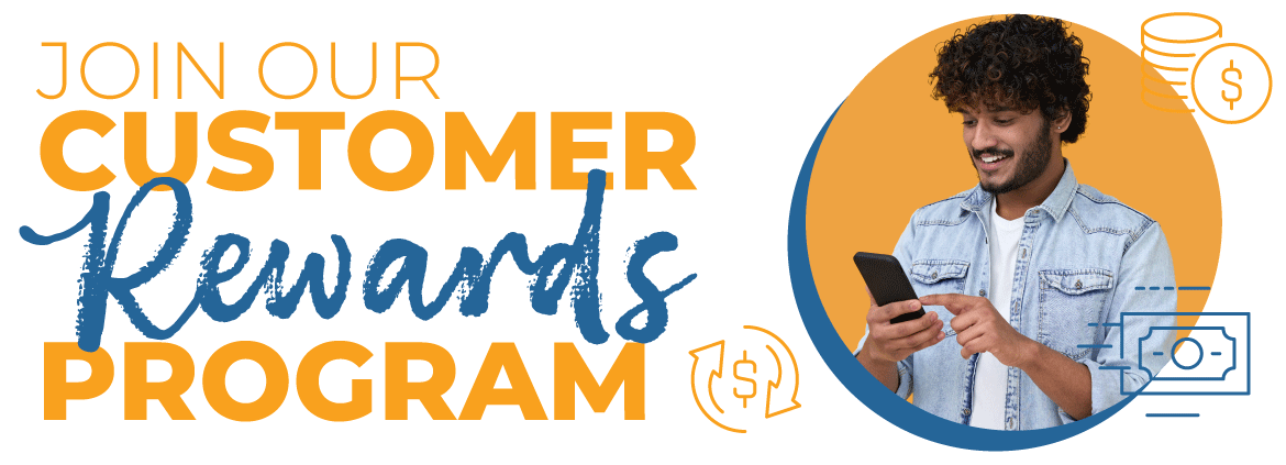 Join our customer rewards program