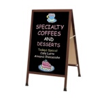 Aarco 1-WA-1B - Sidewalk Chalkboard, 24