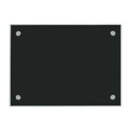 Aarco 6BKGB1824NT - Glass Markerboard, 18