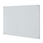 Aarco 6WGB3648NT - Glass Markerboard, wall mount, 48