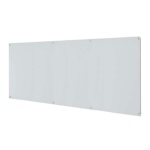 Aarco 6WGB4896NT - Glass Markerboard, wall mount, 96