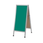 Aarco AA-3G - Sidewalk Chalkboard, 18