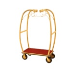 Aarco BEL-101B-4P - Bellman's Cart, 25-1/2