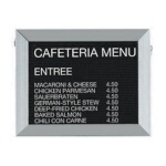 Aarco BOFD1218L - Restaurant Message Case, 18