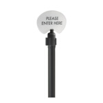Aarco FOS-1 - Frameless Sign, 10