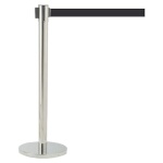 Aarco HS-7BK - Crowd Control Stanchion, 40