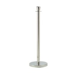 Aarco LC-7 - Crowd Control Post, portable, indoor use, 30 lb. base, polished chrome