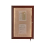 Aarco LWL3624W - Menu Case, 24