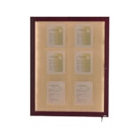 Aarco LWL4836C - Menu Case, 36