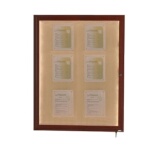 Aarco LWL4836W - Menu Case, 36