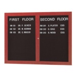 Aarco OADCW3648RL - Restaurant Message Board, 48