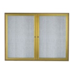 Aarco OWFC3648LB - Waterfall Bulletin Board, 48