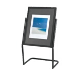 Aarco P-15BK - Restaurant Sign Stand, 22