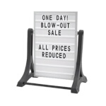 Aarco ROC-1 - Sidewalk Sign, 32