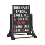 Aarco ROC-5 - Sidewalk Sign, 32