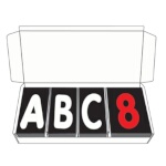 Aarco ROCLTR-2 - The Rocker Letter Set, includes (354) 4