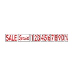 Aarco ROCLTR-3 - Letter Set, includes (2) Sale, (2) Special, (2) of each 1-0