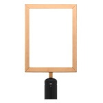 Aarco VSF118B - Crowd Control Sign Frame, 8-5/8
