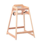 ABC Procurement HC-1-N - High Chair, hardwood, natural