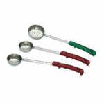 ABC Procurement PPG-6-P - Portion Server, perforated, 6 oz., stainless steel, black handle