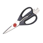 Adcraft 6606 - Kitchen Shears, stainless steel blades, polypropylene handles, black