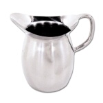 Adcraft DBP-3 - Bell Pitcher, 3-1/8 qt., contoured lip, stainless steel 