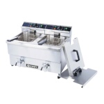 Adcraft DF-12L/2 - Countertop Fryer, with faucet, 23