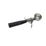 Adcraft ICS-30 - Ice Cream Disher, size-30, 1-1/4 oz., round bowl, thumb lever, black