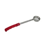 Adcraft LAD-2PE - Portion Control Ladle, 2 oz., perforated, stainless steel, red