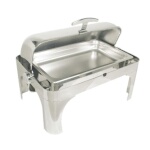 Adcraft LI-8 - Long Island chafer, oblong, 8 qt. Includes Full Size 2-1/2