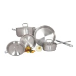 Adcraft SXS-7PC - 7-Piece Cookware Set, induction ready, 18/8 stainless steel