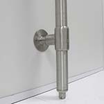 Advance Tabco K-72 - Leg to wall clamp, (set per sink)