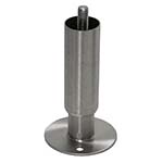 Advance Tabco TA-19L - Leg, flanged foot, threaded stem, for cabinet base units,