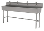 Advance Tabco FC-FM-80EF - Hand Sink, free standing, with (4) electronic faucets, 80