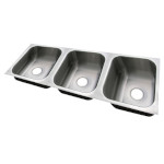 Advance Tabco 1014-310-BAD - Undermount Sink, 3-compartment, 37-1/2