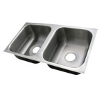Advance Tabco 1416-212-BAD - Undermount Sink, 2-compartment, 33