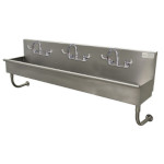 Advance Tabco 19-18-60-ADA-F - Multiwash Hand Sink, wall mounted, (3) faucets, 60
