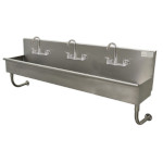 Advance Tabco 19-18-60-F - Multiwash Hand Sink, wall mounted, (3) faucets, 60