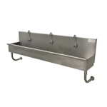 Advance Tabco 19-18-60EF - Hand Sink, wall mount, with (3) electronic faucets, 60