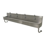 Advance Tabco 19-18-80EF - Hand Sink, wall mount, with (4) electronic faucets, 80