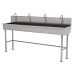 Advance Tabco 19-FM-80EFADA - Multiwash Hand Sink, with (4) electronic faucets, 80