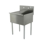 Advance Tabco 6-1-36 - Square Corner Scullery Sink, 36