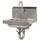 Advance Tabco 7-PS-50 - Hand Sink, wall mounted, 14