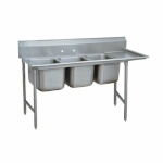 Advance Tabco 93-3-54-36R - Three Compartment Sink, 96