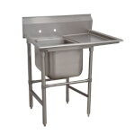 Advance Tabco 94-1-24-18R - One Compartment Sink, with right drainboard, overall 28