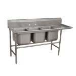 Advance Tabco 94-23-60-18R - Three Compartment Sink, 90